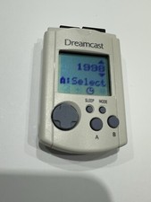 B460 Official Sega Dreamcast White VMU Visual Memory Unit HKT-7000 new batteries