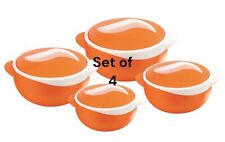 4x Pinnacle Set Food Storage Warmer Cooler Stainless Insulated Container Pot 