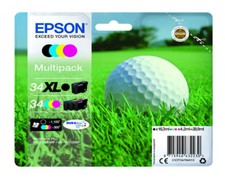 Epson 34XL Plus 34 Multipack Ink Cartridges T3471 T3462 T3463 T3464 C13T34794010