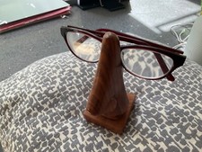 Wooden nose glasses holder stand in good condition 15cm high