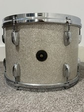 Gretsch Custom Rack Tom In Silver Sparkle 13 x 10 Excellent Condition