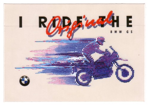 Bmw motorcycle sticker - motorcycle, i