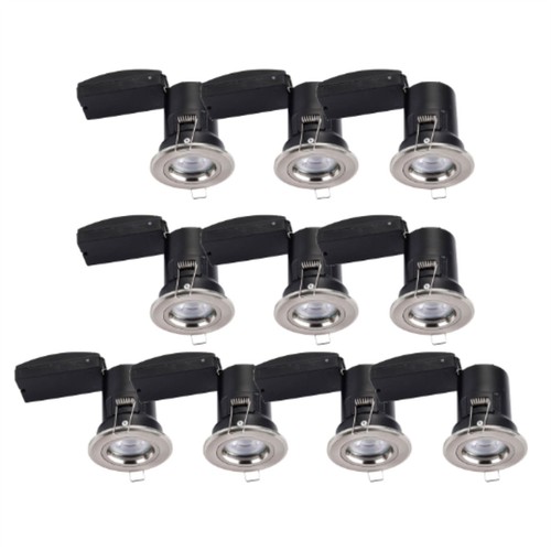 Set brushed chrome fixed - of,