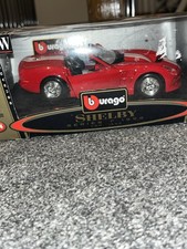 Burago Gold 1/18 Scale Shelby Series 1 1999 - Red - Boxed #222