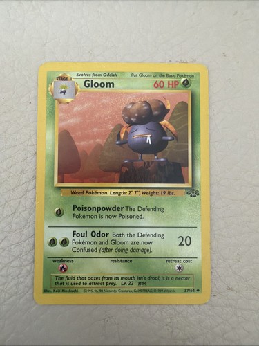 Gloom pokémon card - gloom,