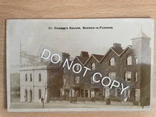 St Georges Square, Barrow In Furness,Cumbria.    Sankeys ??  RPPC.