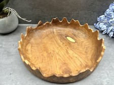 Wooden Bowl Fruit Sweets Nuts