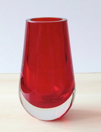 Whitefriars ruby red glass - ruby,