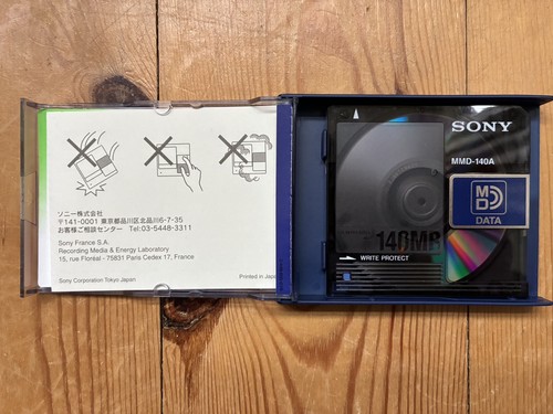 Sony data 140mb mmd - md,