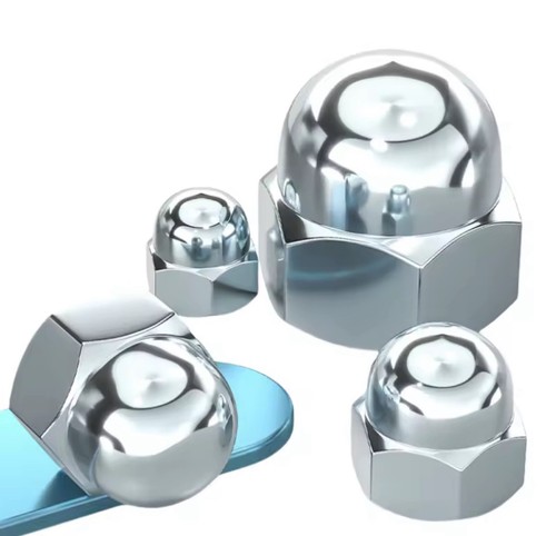 Dome head nuts - nuts, m6