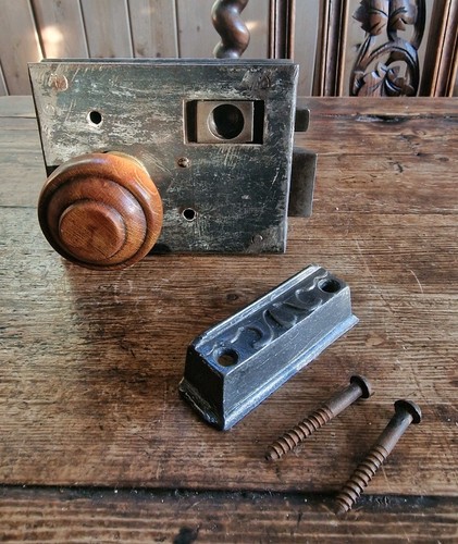Victorian privacy rim lock - privacy,