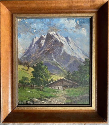 Oil painting weather stone - weather,