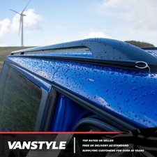 FOR VW LWB TRANSPORTER T5 T5.1 VANSTYLE CAMPER DAYVAN AWNING RAIL C-TRACK BLACK