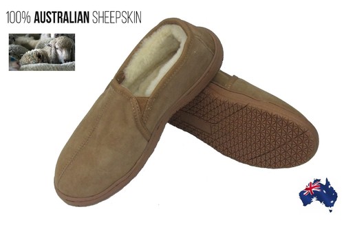 Mens sheepskin slippers - sheepskin,