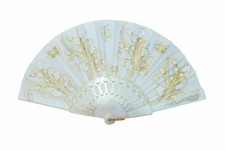 White Chinese Hand Fan