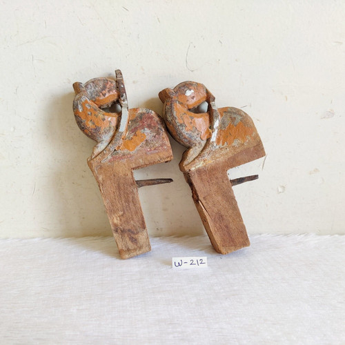 Antique indian wooden horse - antique,