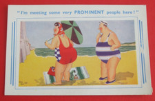 Saucy COMIC POSTCARD Seaside