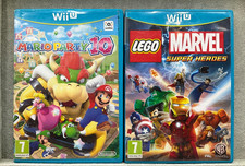 Mario Party 10 & Lego Marvel Super Heroes Nintendo Wii U PAL games G5