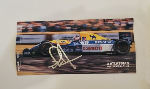 Nigel mansell signed - nigel,