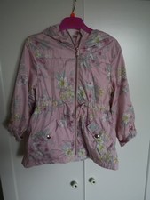 Pink Floral Girl's Raincoat