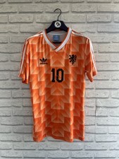 RETRO HOLLAND 'GULLIT 10' LEGENDS HOME Football SHIRT 1988 Netherlands Size L
