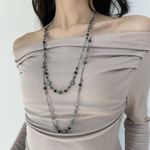 Retro double layer chain - double,