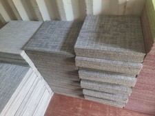 209 x MILLIKEN NORDIC STORIES TECTONIC GREY 45.7CM CARPET TILES FOR £1.20 EACH