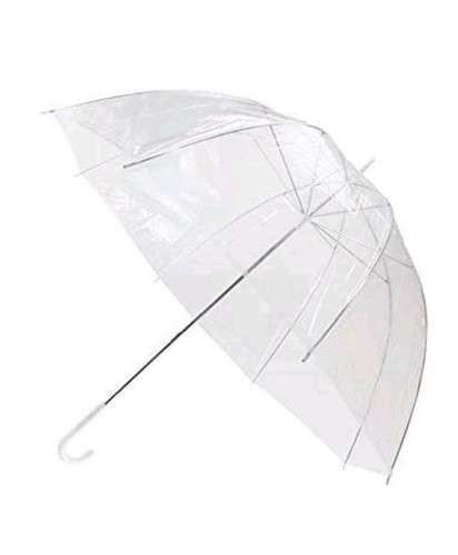 Large clear dome umbrella - large,