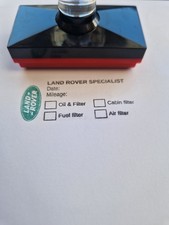 Service Stamp Land Rover