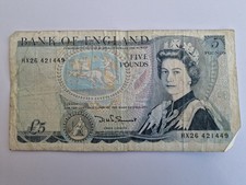 £5 Bank Of England Five Pound