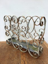 ANTIQUE WROUGHT IRON UMBRELLA