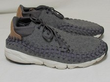 Nike Air Footscape Woven Chukka SE Dark Grey Sail 857874-002 Sneakers Size 11.5