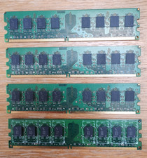 8 Gb RAM (4 x 2Gb) Memory Modules DDR2 PC2 for Computer Desktop PC - FREE P&P
