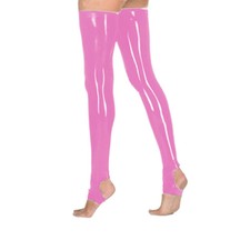 Pink Latex Thigh High