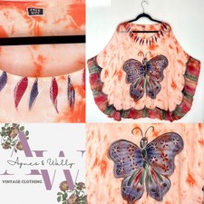 Vintage 90s tie dye butterfly