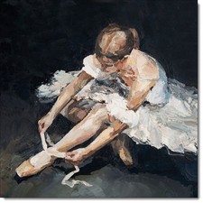 Doodlecards Happy Birthday Card Ballerina