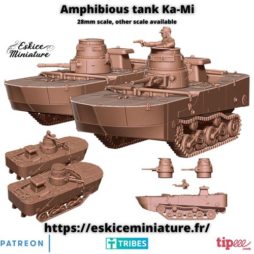 Wwii japanese amphibious - japanese, ka-mi