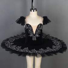 Children Professional Ballet Tutus Red Swan Tutu Ballerinas  Dance Costumes