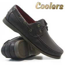 MENS LACE UP WALKING BOAT DECK CASUAL COMFORT DRIVING MOCCASIN LOAFER SHOES SIZE