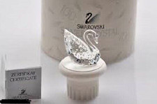 Swarovski Crystal "THE CENTENARY SWAN"  Mint Condition-Original Box.