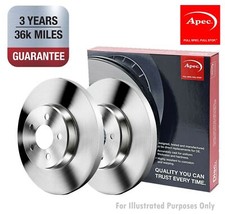 Pair of Apec Brake Disc Rear
