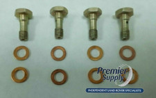 LAND ROVER 200/300 Tdi INJECTOR LEAK OFF PIPE BANJO BOLT & WASHER SET STC3297