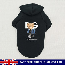 Designer Dog Hoodie Hooded Pet Sweatshirt Dog Clothes Warm Puppy Clothing