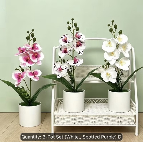 3pcs artificial phalaenopsis - 3pcs,