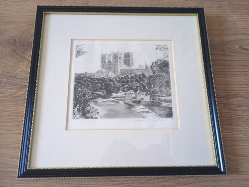 Vintage framed picture - framed,