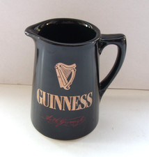 guinness advertising water jug  black/gold  no makers mark in VGC