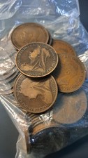 Old Penny Coins 1890's -