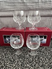 Set of 4 Crystal Brandy