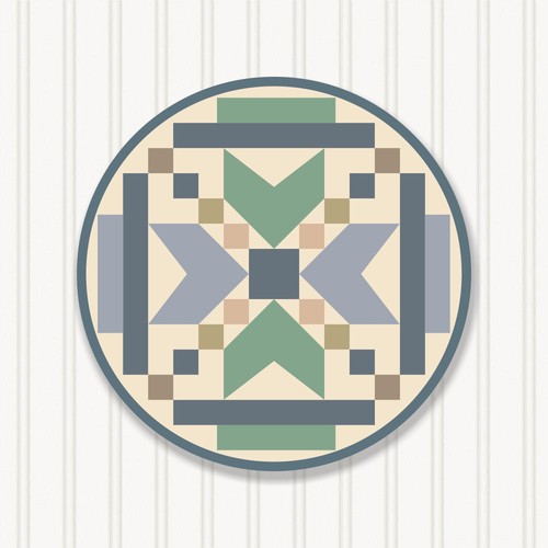 Round barn quilt sizes - round, quilt,