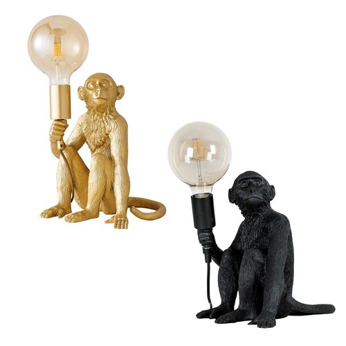 Animal table lamp monkey - animal,